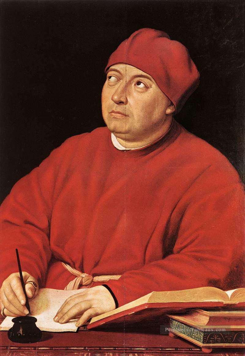 Cardinal Tommaso Inghirami Renaissance Raphaël Peintures à l'huile